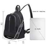 KAUKKO Women Backpack Purse Fashion Large Designer Travel Bag Ladies Shoulder Bags  HB03