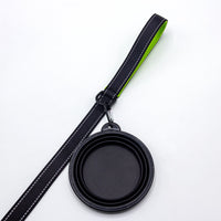 Reflective dog leash with two handles 1.5m / 1.8m with double hand strap for small, medium, large and extra heavy dogs