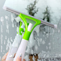 Shower Squeegee with Spray for Glass Doors, Bathroom, Tiles, Mirror, Window and Car Windshield-10inch