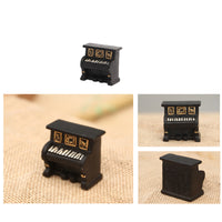 KAUKKO 6 pcs Creative Antique Resin Ornaments, Home Mini Vintage Models, Table top Decorations Collectible Gifts.(V01)