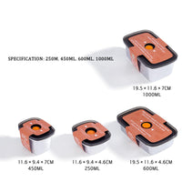 Stainless Steel Lunch Box Food Container Storage Set 4 In 1.