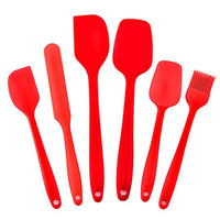 Silicone Spatula Set with 500 Degrees Fahrenheit Heat Resistant