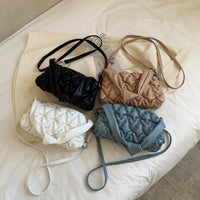 KAUKKO Fashion Women Shoulder Bags Solid Color Messenger Bag
