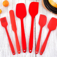 Silicone Spatula Set with 500 Degrees Fahrenheit Heat Resistant