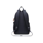 KAUKKO Stylish College School Backpack Travel Nice Rucksack, K1005-2 ( Black /17.6L ) - kaukko