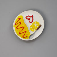 Refrigerator Magnets Food Theme for Food Lover, Tasty Bread Breakfast Egg Coffee Toast Shrimp, 16pcs-Set