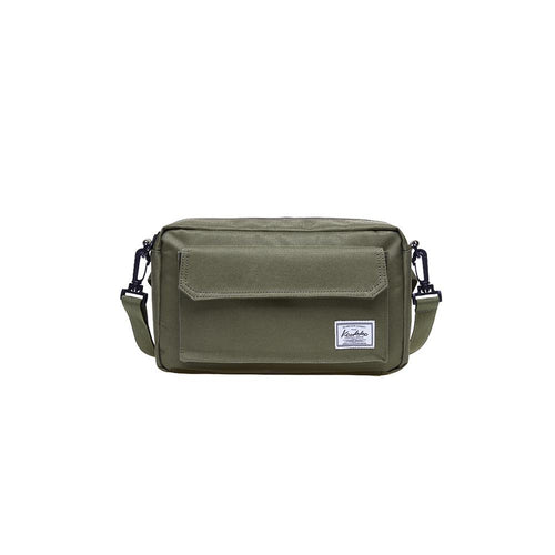 KAUKKO Water Repellent Lightweight Waist Bag With Adjustable Belt ( Green )