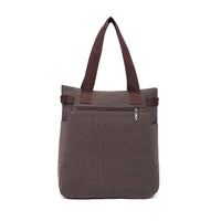 KAUKKO Shoulder Canvas Handbag Women Bag ( Coffee )