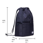 Gym Yoga backpack Shoulder Rucksack for Men and Women ( Black ) - kaukko