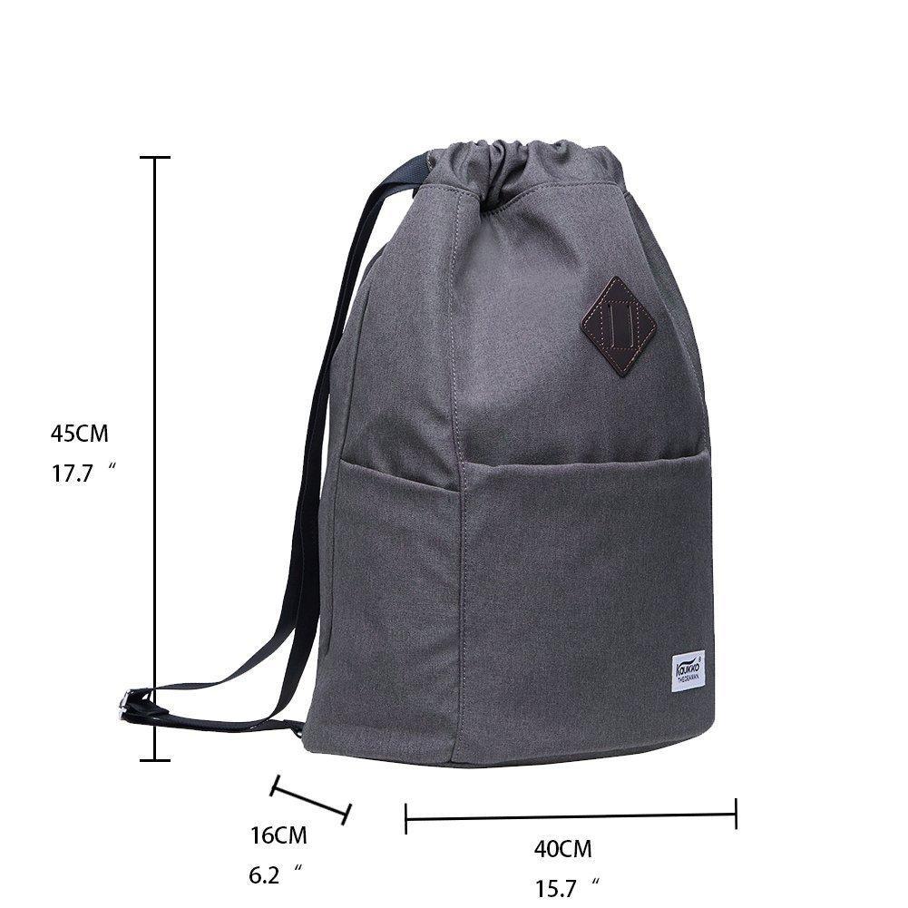 Gym Yoga backpack Shoulder Rucksack for Men and Women ( Dark Grey ) - kaukko