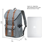 KAUKKO Backpack for city trips, EP5-12 ( Grey /19.7L ) - kaukko