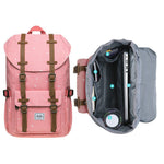KAUKKO Backpack for city trips, EP5-13 ( Pink / 14L ) - kaukko