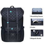 KAUKKO Backpack for city trips, EP5-20 ( Black / 14 L ) - kaukko