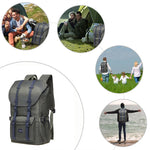 KAUKKO Backpack for city trips, EP5-3 ( Green / 22.4L ) - kaukko