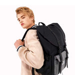 KAUKKO Backpack for city trips, EP5-4 ( Black Grey / 20.3L) - kaukko