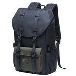 KAUKKO Backpack for city trips, EP5-5 ( Black Green / 20.3L) - kaukko