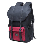 KAUKKO Backpack for city trips EP5-5 ( Black Red / 20.3L ) - kaukko