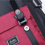 KAUKKO Backpack for city trips EP5-5 ( Black Red / 20.3L ) - kaukko