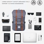KAUKKO Backpack for city trips, EP5 ( Grey+Wallet / 22.4L ) - kaukko