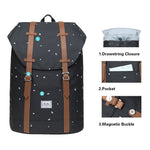 KAUKKO Backpack for city trips, EP6-10 ( Black / 11.8L ) - kaukko