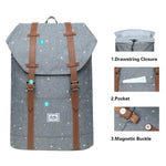 KAUKKO Backpack for city trips, EP6-10 ( Grey / 11.8L ) - kaukko