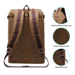 KAUKKO Backpack for city trips, EP6-3 ( Brown / 18.1L ) - kaukko