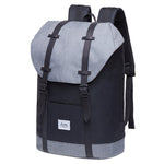 KAUKKO Backpack for city trips, EP6-4 ( Black Grey/ 18.1L ) - kaukko