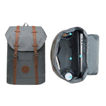 KAUKKO Backpack for city trips, EP6-9 ( Grey / 18.1L ) - kaukko