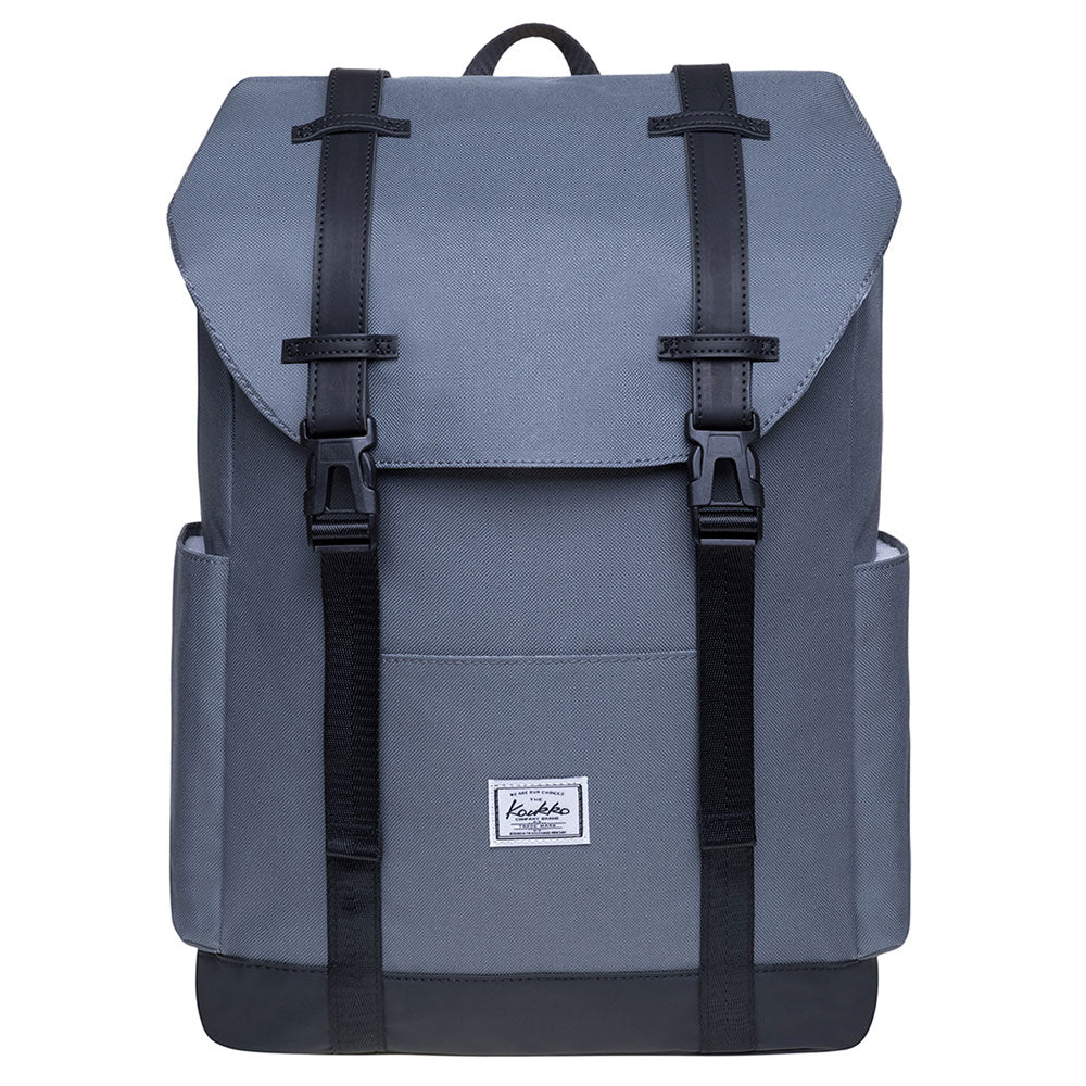 KAUKKO Backpack for city trips, KS12 ( Grey /20.6 L ) - kaukko