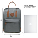 KAUKKO Backpack for daily use, K1007-2 ( Grey / 15.7L ) - kaukko