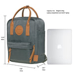 KAUKKO Backpack for daily use, K1007-4 ( Grey / 5.5L ) - kaukko