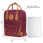 KAUKKO Backpack for daily use, K1007-5 ( Red / 5.5L ) - kaukko