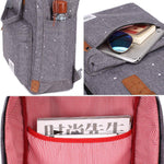 KAUKKO Backpack for daily use, K1007 ( Grey ) - kaukko