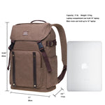KAUKKO Backpack for daily use, KD02-2 ( Khaki / 17.6L ) - kaukko