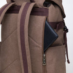 KAUKKO Backpack for daily use, KD02-2 ( Khaki / 17.6L ) - kaukko