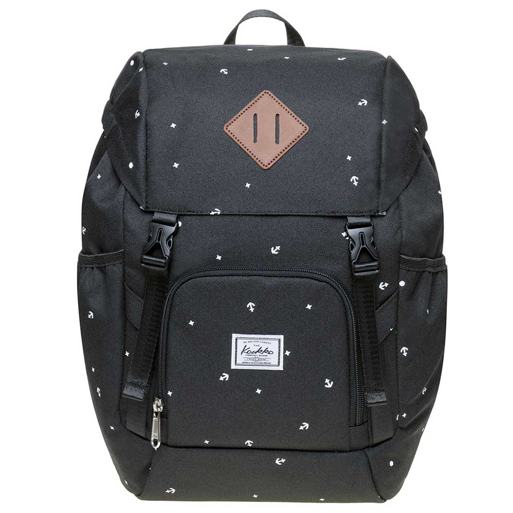 KAUKKO Backpack for daily use, KY01-2 ( Black/ 15.2 L ) - kaukko