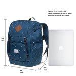 KAUKKO Backpack for daily use, KY01-2 ( Blue / 15.2 L ) - kaukko