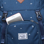 KAUKKO Backpack for daily use, KY01-2 ( Blue / 15.2 L ) - kaukko