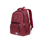 KAUKKO Backpack for School, K8008-1 ( Red / 18.9L ) - kaukko