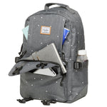 KAUKKO Backpack for School, KS21 ( Grey / 18.4L ) - kaukko