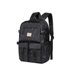 KAUKKO Backpack for School, KS22 ( Black-2 / 18.4L ) - kaukko