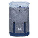 KAUKKO Backpack Women Men Vintage Travel Backpack, EP6-2 ( Grey Blue / 18.3L ) - kaukko