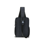 KAUKKO Canvas Crossbody Sling Bag Backpack for Cycling, Hiking, Camping, and Commuting, FD252-1 ( Black ) - kaukko