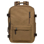 KAUKKO Canvas Travel Backpack, Personal Item Airline Approved, Carry On Backpack - kaukko
