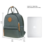 KAUKKO Casual Daypack Student Outdoor Bag Stylis, K1005-4 ( Grey / 8.2L ) - kaukko