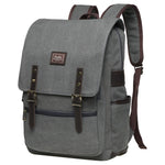 KAUKKO Casual Daypacks Multipurpose Backpacks, Outdoor Backpack, Travel Rucksack, Laptop Backpack Fits 15" (16-GREY) - kaukko