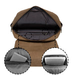 KAUKKO Casual Daypacks Multipurpose Backpacks, Outdoor Backpack, Travel Rucksack, Laptop Backpack Fits 15" (16-KHAKI) - kaukko