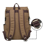 KAUKKO Casual Daypacks Multipurpose Backpacks, Outdoor Backpack, Travel Rucksack, Laptop Backpack Fits 15" (16-KHAKI) - kaukko