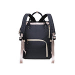 KAUKKO Diaper Bag Backpack with Pacifier Holder and Stroller straps - for Mom and Dad, Waterproof, one size, KT01-4 ( Santorini Black / 18L） - kaukko