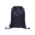 KAUKKO Gym Bag Hipster Backpack Drawstring Sports Backpack ( black ) - kaukko